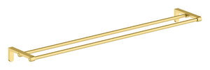 Zen Barre porte-serviette, double, 800 mm (Laiton mat)