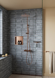 Zen Built-In Shower Shelf (Brushed Copper)