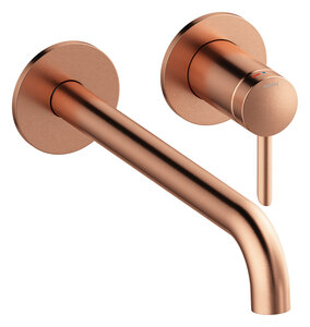 Iris Exposed kit for built in Basin Mixer (250 mm) (Brushed Copper)