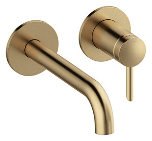 Iris Iris UP-Fertigset Waschtisch Griff rechts (180 mm) (Gebürstete Bronze)