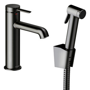 Iris Basin Mixer with sidespray (Graphite Grey)