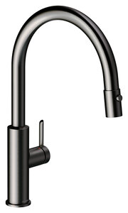 Iris Keukenmengkraan met uittrekbare uitloop (Grafiet PVD)