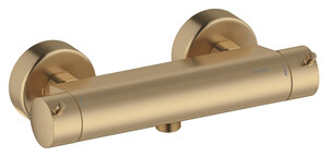 Iris Thermostatic Shower Mixer (Brushed Bronze)