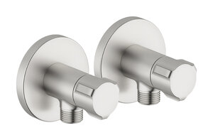 Stop valve complete (2 pcs) (Steel)