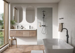Système de douche thermostatique avec Pomme de tête en Douchette