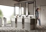 Touchless basin public