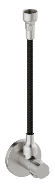 Hoekstopkraan met slang