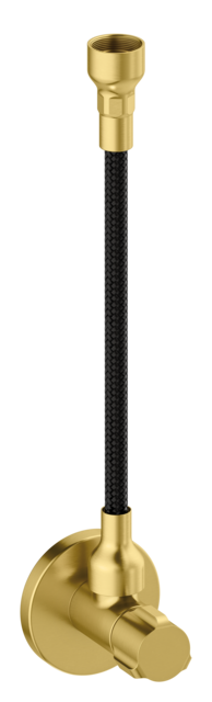 Hoekstopkraan met slang