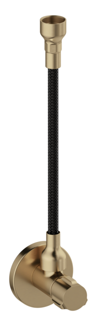 Hoekstopkraan met slang