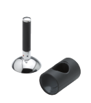 Damixa Arc cap/handle for kitchen and bidet mixer in steel/black