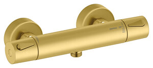 Silhouet Thermostatische douchemengkraan (Mat messing)