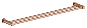  Twin Towel Rail 800 mm (Brushed Copper)