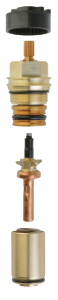  Binnenwerk thermostatisch oud model (NA)