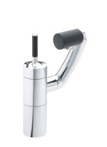 Arc Basin/Bidet Mixer with pop up waste (Chrome/Black)