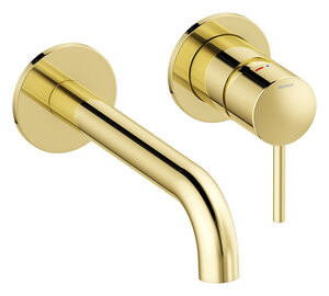 Osier Osier udvendige håndvask dele (180 mm) (Poleret messing)