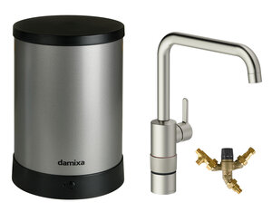 Instant 4 Kombi Kochend-Wasserhahn stahl