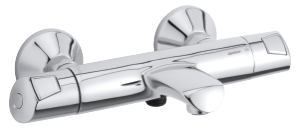 Rowan Thermixa 400 Thermostatic Bath/Shower Mixer  (Chrome)