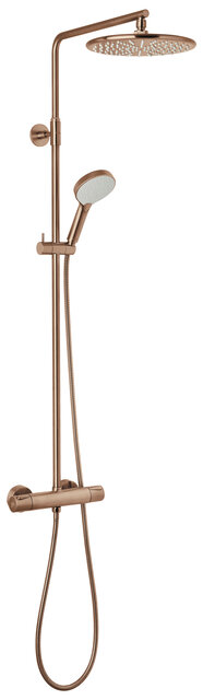 Système de douche thermostatique avec Pomme de tête en Douchette