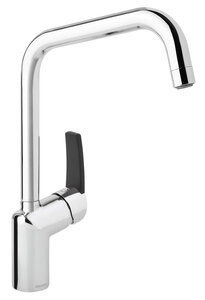 Køkkenarmatur krom/sort (Udgået)