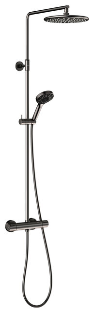Système de douche thermostatique avec Pomme de tête en Douchette
