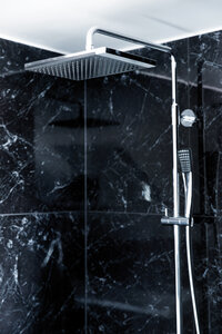 Slate Overhead Shower (Chrome/Black)