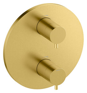  Udvendige brus dele til termostat (Børstet messing)