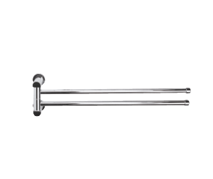 Twin Swivel Towel Rail chrome