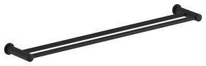  Twin Towel Rail 800 mm (Matt black)