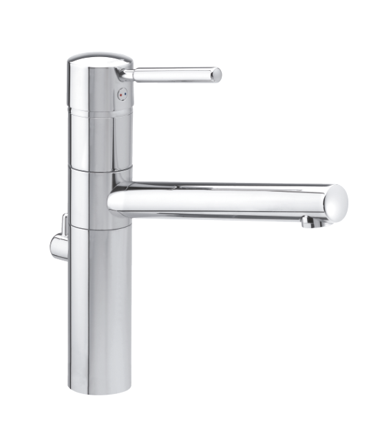 Damixa Merkur one-grip kitchen mixer in chrome