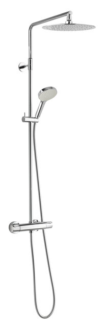 Système de douche thermostatique avec Pomme de tête en Douchette