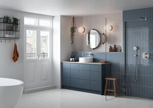 HS1 - Complete concealed shower system chrome (Discontinued)