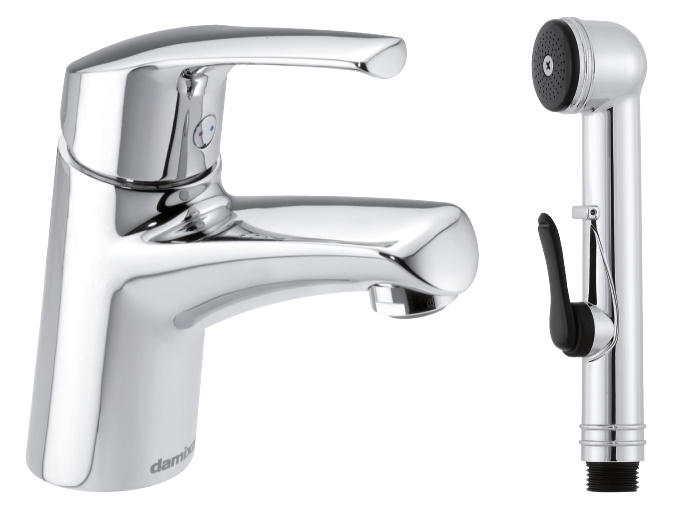 Basin Mixer with sidespray