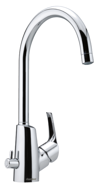Classic danish designed one-grip kitchen mixer