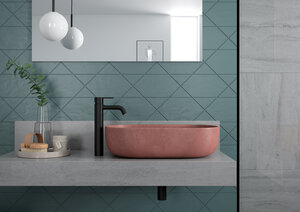 Silhouet Mitigeur lavabo - large (Noir mat)