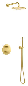 Merkur Osier HS 1 - concealed shower system (Brushed Brass)