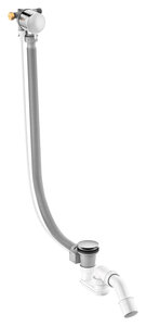 Bath waste - with water outlet (Chrome)
