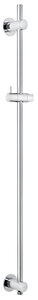 Shower Rail with Integrated Outlet & Holder (Chrome)