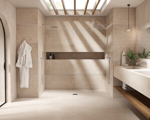 Silhouet DS 1 indbygget brusesystem, ydre dele (Steel)