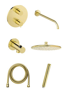 Merkur Osier HS 1 - concealed shower system (Polished Brass)