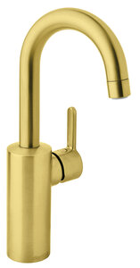 Silhouet Piccolo Basin Mixer (Brushed Brass)