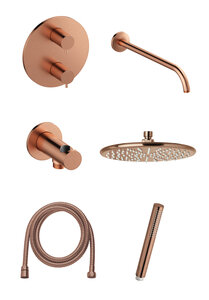 Merkur Osier HS 1 - concealed shower system (Brushed Copper)