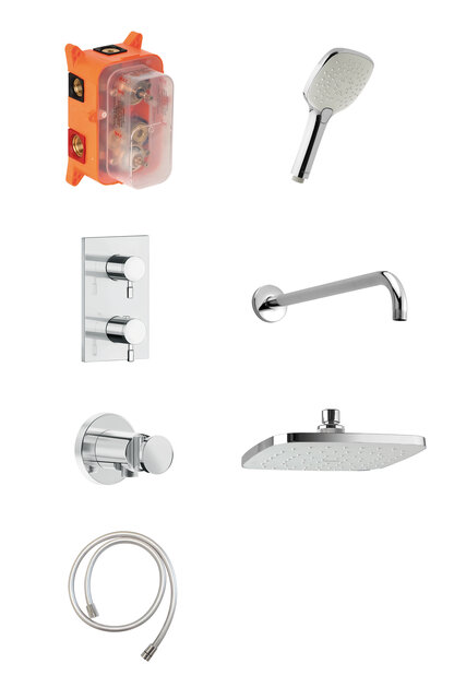 Pine HS 1 - UP Thermostat Duschsystem