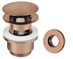  Pop Up Waste with click-function (Brushed Copper)