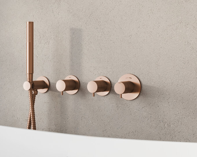 Silhouet BS 1 - Concealed bath set incl. waste with water outlet