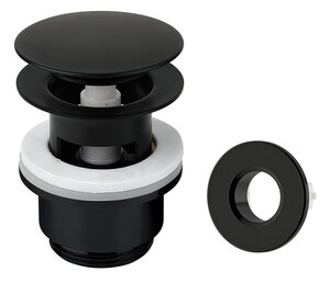  Pop Up Waste with click-function (Matt black)