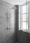 Système de douche thermostatique avec Pomme de tête en Douchette