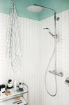 Système de douche thermostatique avec Pomme de tête en Douchette