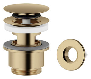  Pop Up Waste with click-function (Brushed Bronze)