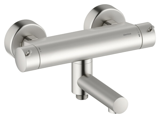 Thermostatische douchemengkraan met draaibare uitloop