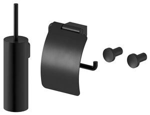 Zen Bathroom accessory set (Matt black)